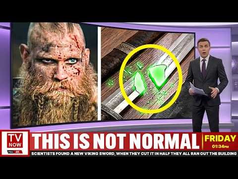 Scientists Found a New Viking Sword, When They Cut it in Half They All Ran Out The Building