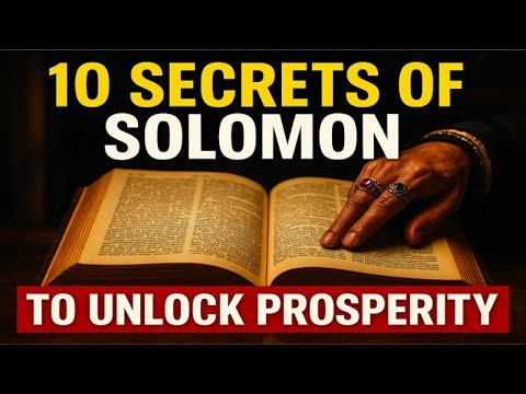 10 Secrets of Solomon That Will Make You Rich!