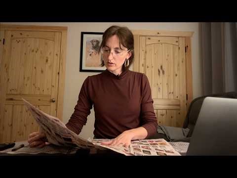 ASMR Grocery Store Checkout Roleplay (soft spoken, catalogue crinkles, scanner beeps, typing)