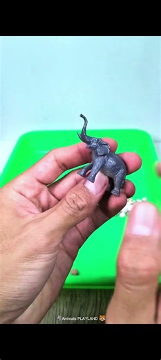 Cow Elephant Giraffe Panda Tiger Rhinoceros Animal Toys, Asmr