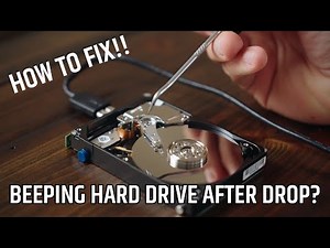 How to Fix Hard Drive Beeping/Not Showing Up after Dropping