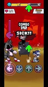 FNF vs Tails EXE #fnf #shorts