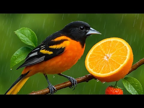 🎧 Baltimore Oriole Song – Real Orioles Singing in Nature | Whistling, Chirping & Colorful Bird Calls