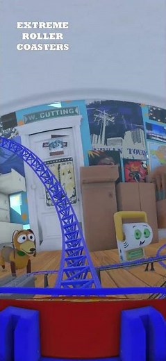 360° Toy Story 5 Coaster With a Secret Drop #Shorts