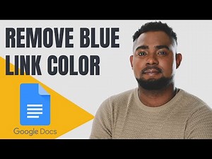 How to Remove Blue Link Color in Google Docs | Make Hyperlinks Look Clean & Professional