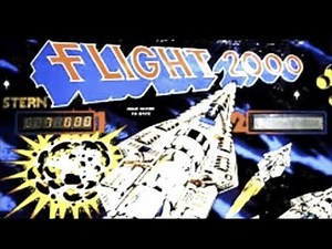 [4k] Stern Flight 2000 1980 Pinball Arcade Play