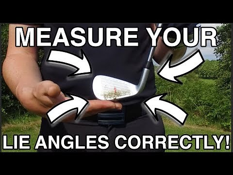 CUSTOM FITTING - MEASURE YOUR LIE ANGLES CORRECTLY