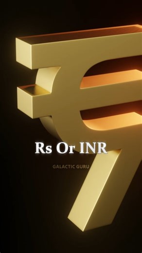 Galactic Guru on Instagram: "The Indian Rupee Sign #science #sciencefacts #facts #reels #viral"