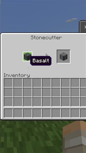 How to Make Polished Basalt With a Stone Cutter in Minecraft #Shorts