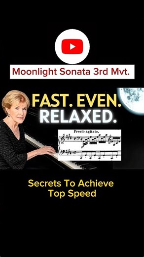 How to play Moonlight Sonata 3rd Mvmt fast (even with small hands) #pianotutorial