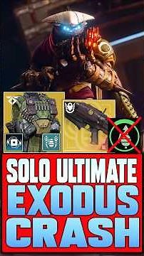 ARC Titan Flux Grenade Build | Solo Flawless Ultimate Exodus Crash | Destiny 2 Armamentarium