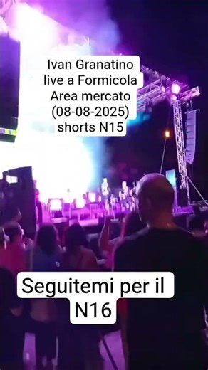 Ivan Granatino live a Formicola Area mercato #shorts N15#concertolive