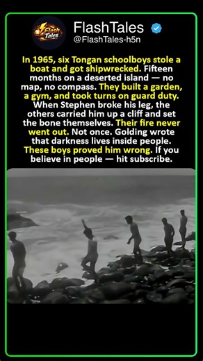 6 Boys Shipwrecked 15 Months — Real Lord of the Flies
