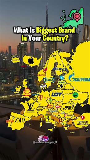 Biggest brands from these countrys #europa #brand #shorts #viral #geo #geography