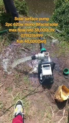 High-Efficiency Solar Surface Pump for Agriculture