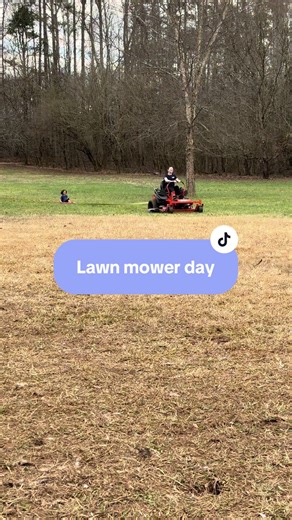 When it’s time to move all the pens with the lawn mower, it also means it’s time for lawn sledding, because we won’t waste our sled even if it’s the hottest winter in GA! #farmtok #farmlife #familytime #georgia #homestead