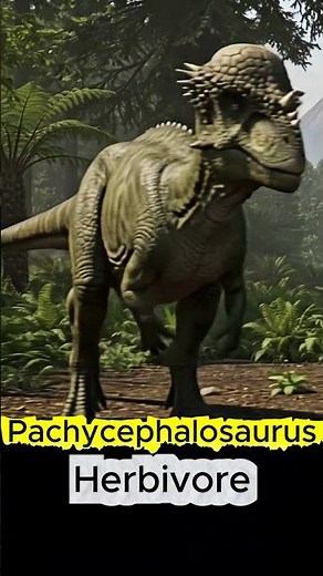 🦖 Pachycephalosaurus – The Thick Headed Dinosaur of the Cretaceous