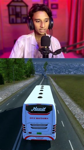 Driving a bus on super dangerous roads in ETS 2 😱🔥