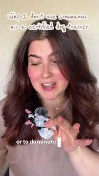 STOP using commands when training your dog!!! #dogtrainingtips #dogtraining #dogtrainer