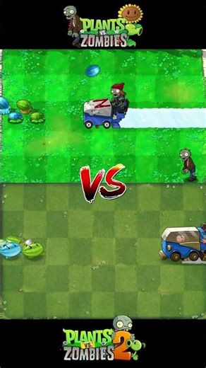 PVZ1 vs PVZ2 Team Plants vs Team Zombie #pvz2 #plantsvszombies2 1080P 60FPS