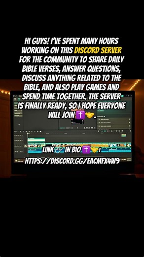 A Christian Discord Server ✝️🤝#christian #discordserver #jesuschrist #bible #youtubeshorts #shorts