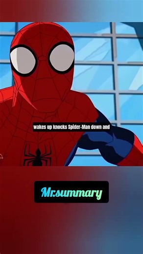 Spidey stops a bank robber