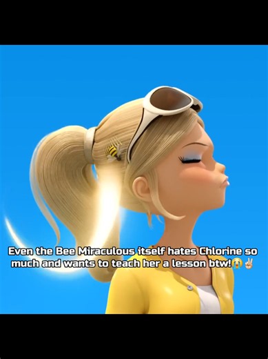 Pollen ate chlorine with that face LAMO!😂 #miraculous #vesperia #zoelee #pollen #fyp
