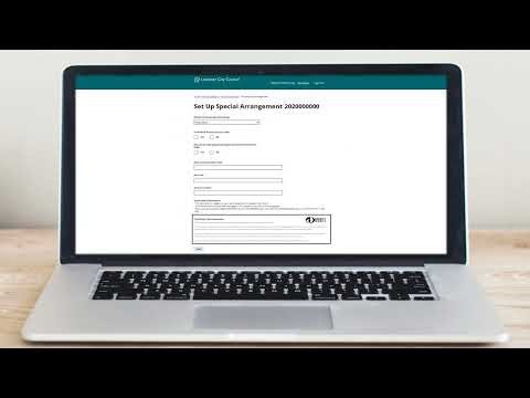 How to request an arrangement to help pay my council tax
