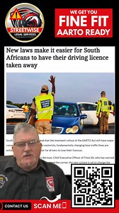 From 1 December, the new aarto law changes everything for South African motorists. Fines, demerit points, licence suspensions — it’s all coming! Are you aarto ready? 💭 Chat to us for help 👉 https://wa.link/90vky3 #AARTO #SouthAfricanDrivers #TrafficFines #StreetwiseLegal #KnowYourRights | Streetwise Legal