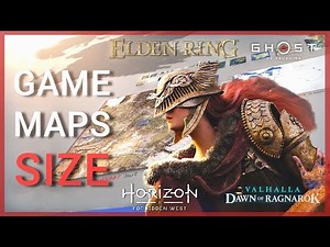 🎮 VIDEO GAME Maps Size Comparison 3D (Elden Ring,Horizon Forbidden West)