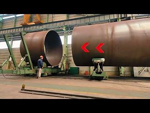 USD 18000 of 80 tons hydraulic fit up welding rotator how works for offshore wind tower fabrication