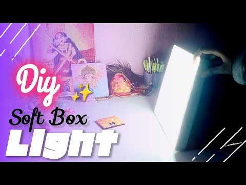 DIY Soft Box Light💡 Step by Step Tutorial