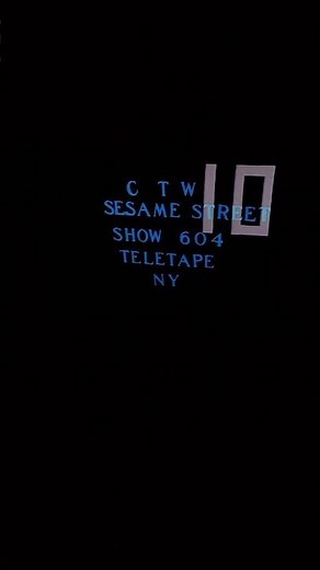 Sesame Street Show 604 Title Card