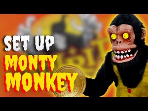 Monty Monkey Spirit Halloween Animatronic! | How to set up & unboxing
