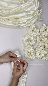 DIY Satin Scrunchies | Trendy Hair Accessory #DIYscrunchies #ScrunchiesMaking #HairAccessories #DIYhairties #ScrunchieTutorial #HandmadeScrunchies #ScrunchieLover #TrendyAccessories #SmallBusinessVlog #CraftIdeas #DIYprojects #ViralDIY | Scrunch & Create
