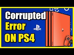How To Get Past The Corrupted File Error On PS4 (Easy Tutorial)
