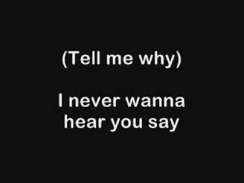 Backstreet Boys - I want it that way (Lyrics)