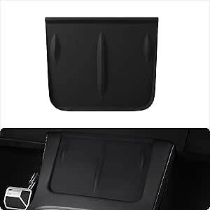 BASENOR 2025 Upgrade Tesla Model Y Model 3 Center Console Wireless Charger Mat Silicone Cover Wireless Charging Phone Pad for Tesla Interior Accessories (Not Suitable for 2024 2025 Model 3)