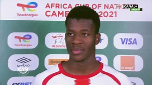 218K views · 10K reactions | #PlusDeCAN2021  - Unique buteur de la soirée, le jeune (19 ans) Dango Ouattara  est passé à notre micro après la rencontre.  Exclu à la 83è minute, l'attaquant manquera malheureusement les demi-finales. | CANAL+ SPORT Afrique | Facebook
