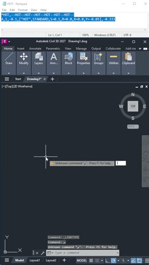 How To Make Line Type In Autocad and Civil 3D