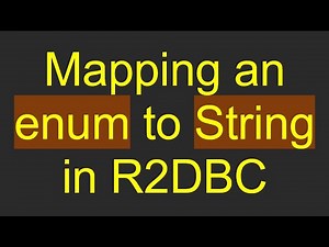 Mapping an enum to String in R2DBC