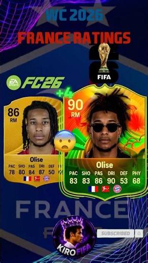 🇫🇷 France World Cup 26 Ratings… EA Went CRAZY! 😱
