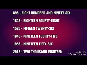 035 - számok #10 - Évszámok angolul - Kaizen Angol - rövid, ingyenes nyelvleckék minden nap,egy évig