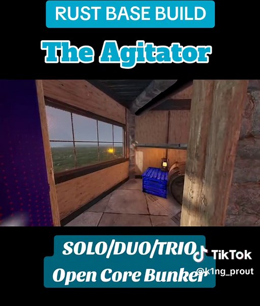 The Agitator Rust Base Build: Triple Bunker Design