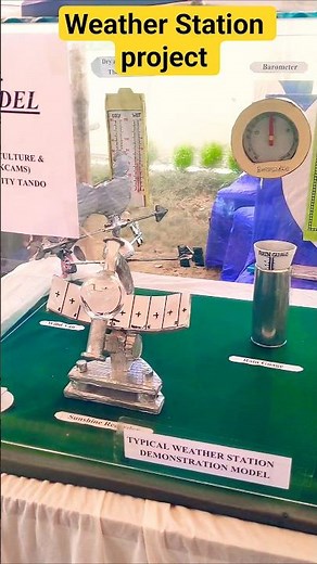 DIY Weather Station Project | Temperature, Humidity & More 🌦️#WeatherStation #ScienceProject