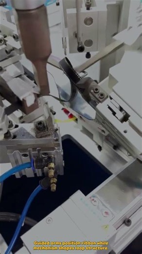 Automatic Ribbon Bow Machine Produces Uniform Decorative Bows Fast #machine