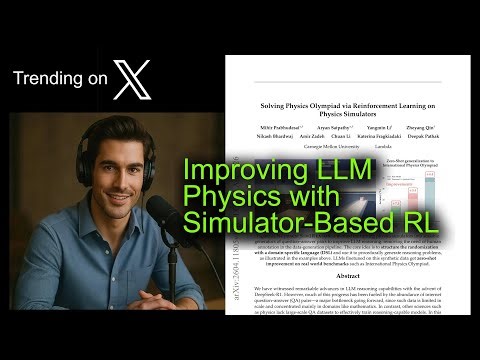 Improving LLM Physics with Simulator-Based RL