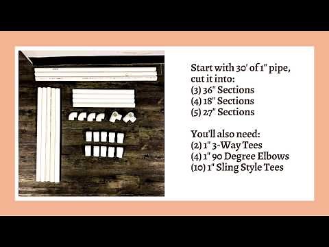 How to Build a Bike Rack Out of PVC