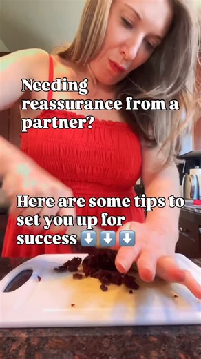 Heidi Savell 🌈 Polyamory Coach and Therapist on Instagram: "Needing some reassurance? Read this ⬇️ These are the tips I share with my coaching clients when they are wanting to ask for reassurance from a partner… ‼️Resist the urge to ask for reassurance that involves your partner putting down or diminishing their other connections. This puts them in a tough position and doesn’t ultimately create the emotional safety you are looking for 😍Focus your reassurance on YOUR connection. What does your
