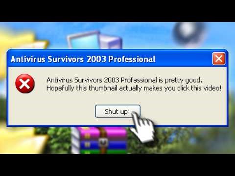 My (Very Virtual) computer corrupted itself. | Antivirus Survivors 2003 Professional Demo